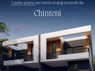 Teren autorizatie duplex, 500mp, utilitati, Chinteni