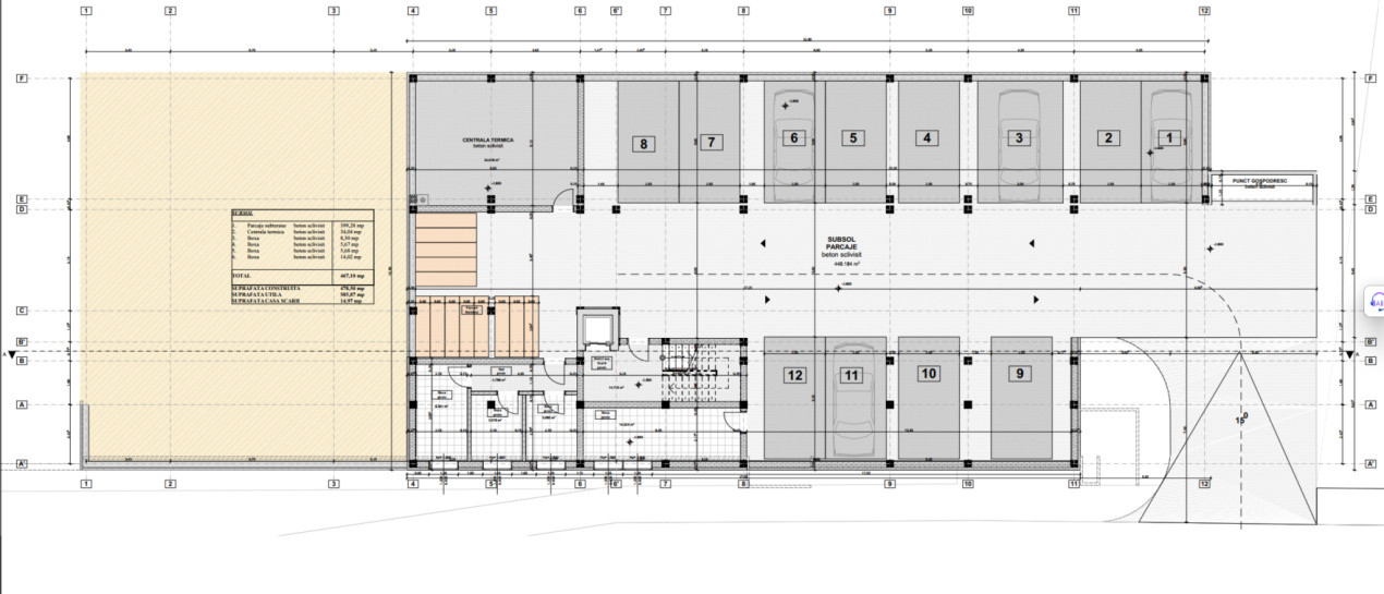 Teren in curs de autorizare, S+P+3+ER, 1464mp,cu PUD, Manastur