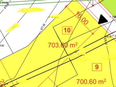Teren intravilan de vanzare , 700 mp , zona Wonderland