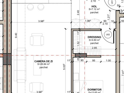 Apartament de 2 camere, 67.66 mp utili,semifinisat, Zona Eroilor, Floresti