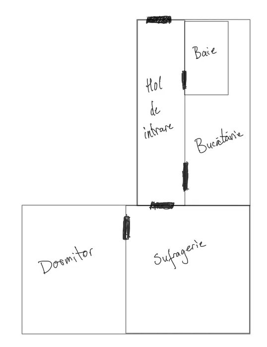 Apartament 2 camere decomandate, la cheie, 54mp, posibilitate preluare chiriasi