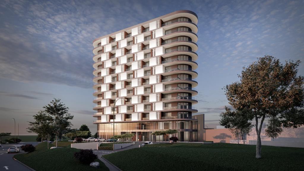 Apartament de 2 camere, 48.73 mp, 20 mp terasa, Finisat, Parcare, Zona Vivo