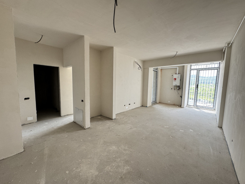 Apartament de 2 camere, 48.73 mp, 20 mp terasa, Finisat, Parcare, Zona Vivo