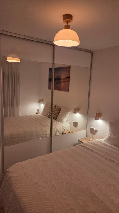 Apartament la cheie , 2 camere+balcon,parcare inclusa,etaj intermediar