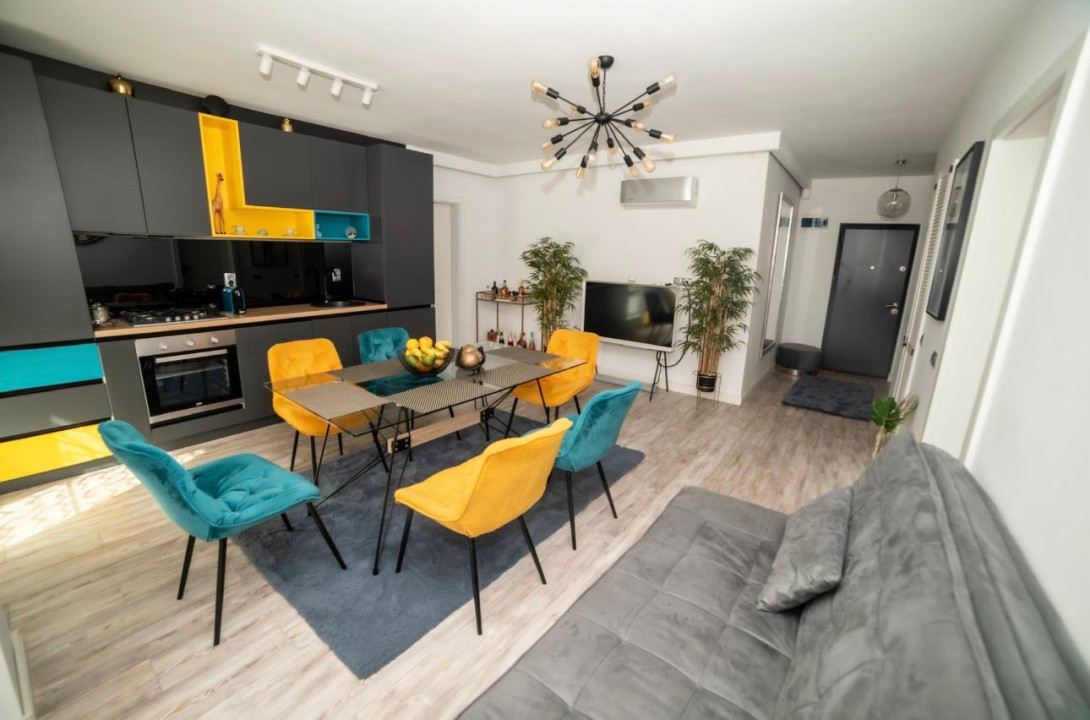 Apartament cu 3 camere, 60 mp, terasa, zona VIVO