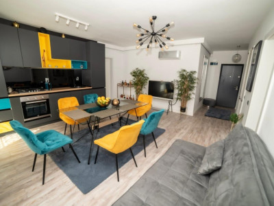 Apartament cu 3 camere, 60 mp, terasa, zona VIVO