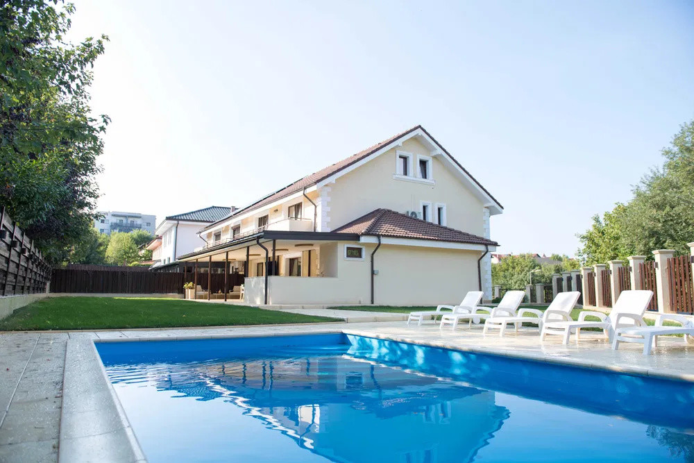 Casă superfinisată cu piscină încălzită | 5 camere, 5 băi | Borhanci|Cluj Napoca