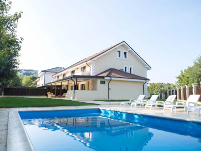 Casă superfinisată cu piscină încălzită | 5 camere, 5 băi | Borhanci|Cluj Napoca