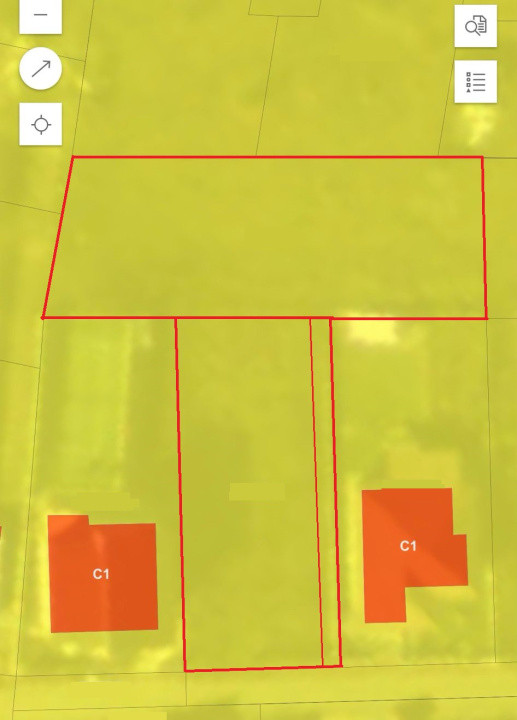 Teren intravilan construibil 1660mp Chinteni drum asfaltat CASA+DUPLEX