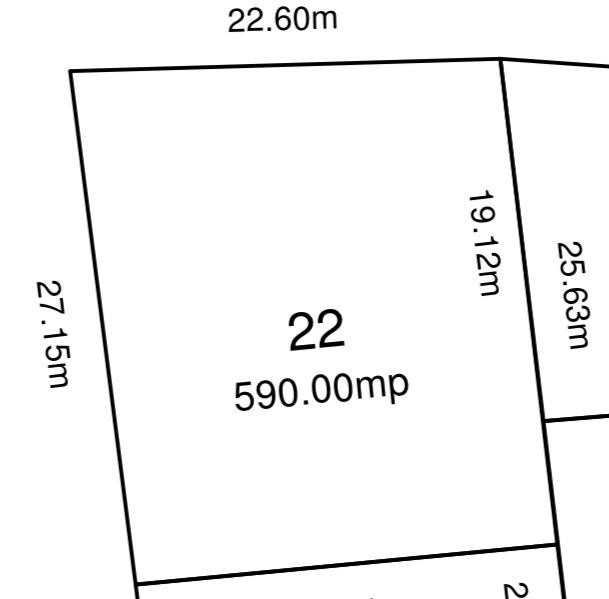 Teren intravilan 590 mp, zona Grigorescu