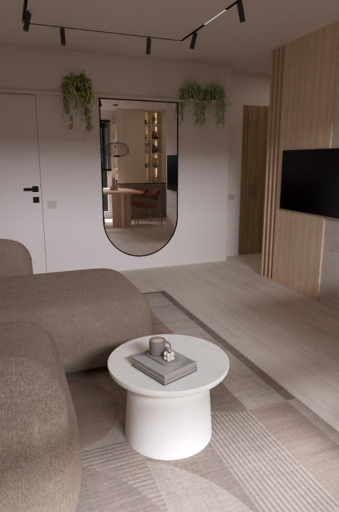 Apartament de inchiriat, 2 camere 58 mp, parcare, Ultrafinisat 