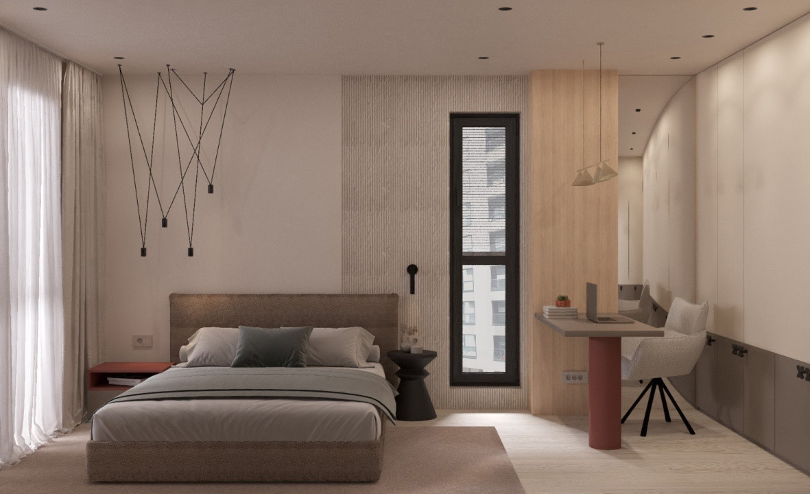 Apartament de inchiriat, 2 camere 58 mp, parcare, Ultrafinisat 