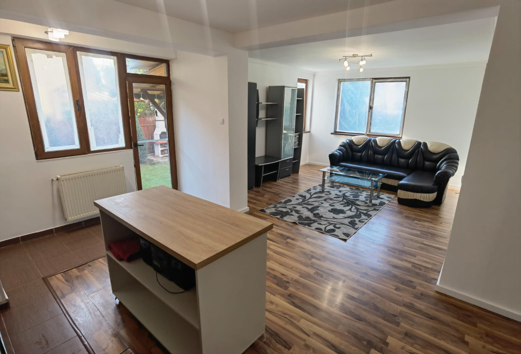 Apartament cu 2 camere, 47 mp, gradina de 49 mp, zona Terra