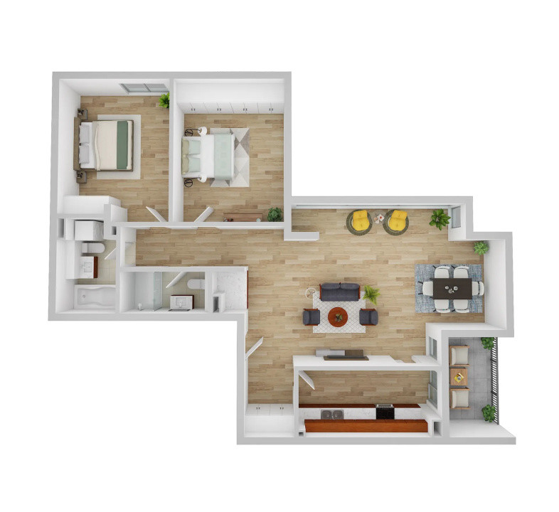 Apartament de 3 camere, 90,3 mp ANDREI MURESANU