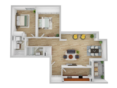 Apartament de 3 camere, 90,3 mp ANDREI MURESANU