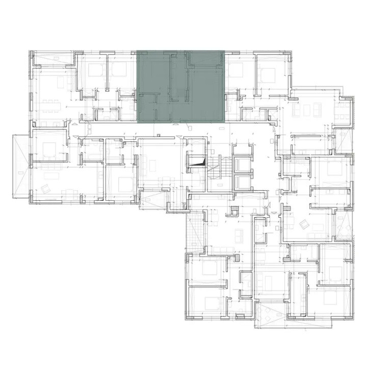 Apartament de 2 camere, 57,15 mp ANDREI MURESANU