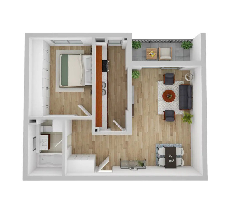 Apartament de 2 camere, 57,15 mp ANDREI MURESANU