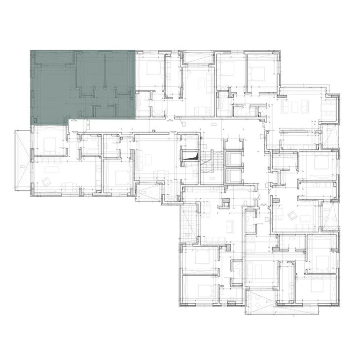 Apartament de 3 camere, 73,3 mp ANDREI MURESANU
