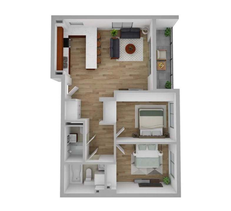 Apartament de 3 camere, 73,3 mp ANDREI MURESANU