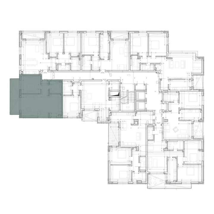 Apartament de 2 camere,53,85mp ANDREI MURESANU