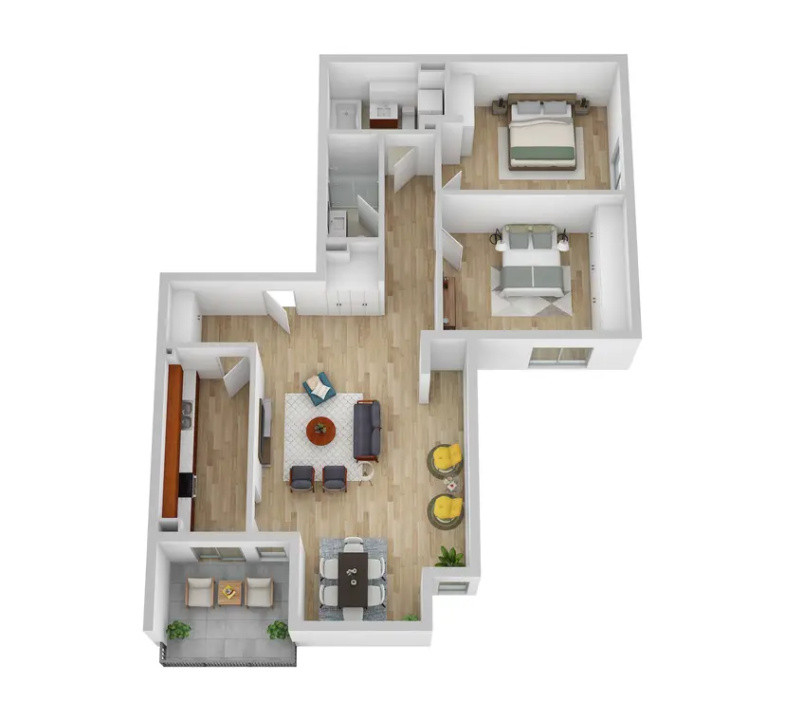 Apartament de 3 camere, 90,3 mp ANDREI MURESANU