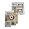 Apartament de 3 camere, 90,3 mp ANDREI MURESANU