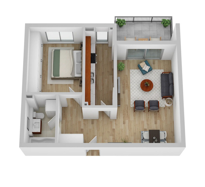 Apartament de 2 camere, 58mp Zona Andrei Muresanu