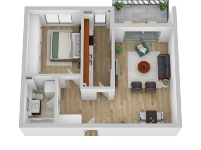 Apartament de 2 camere, 58mp Zona Andrei Muresanu