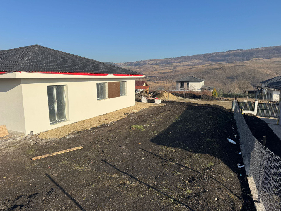 Casa pe un nivel 116mp si 650mp teren Corusu, Baciu