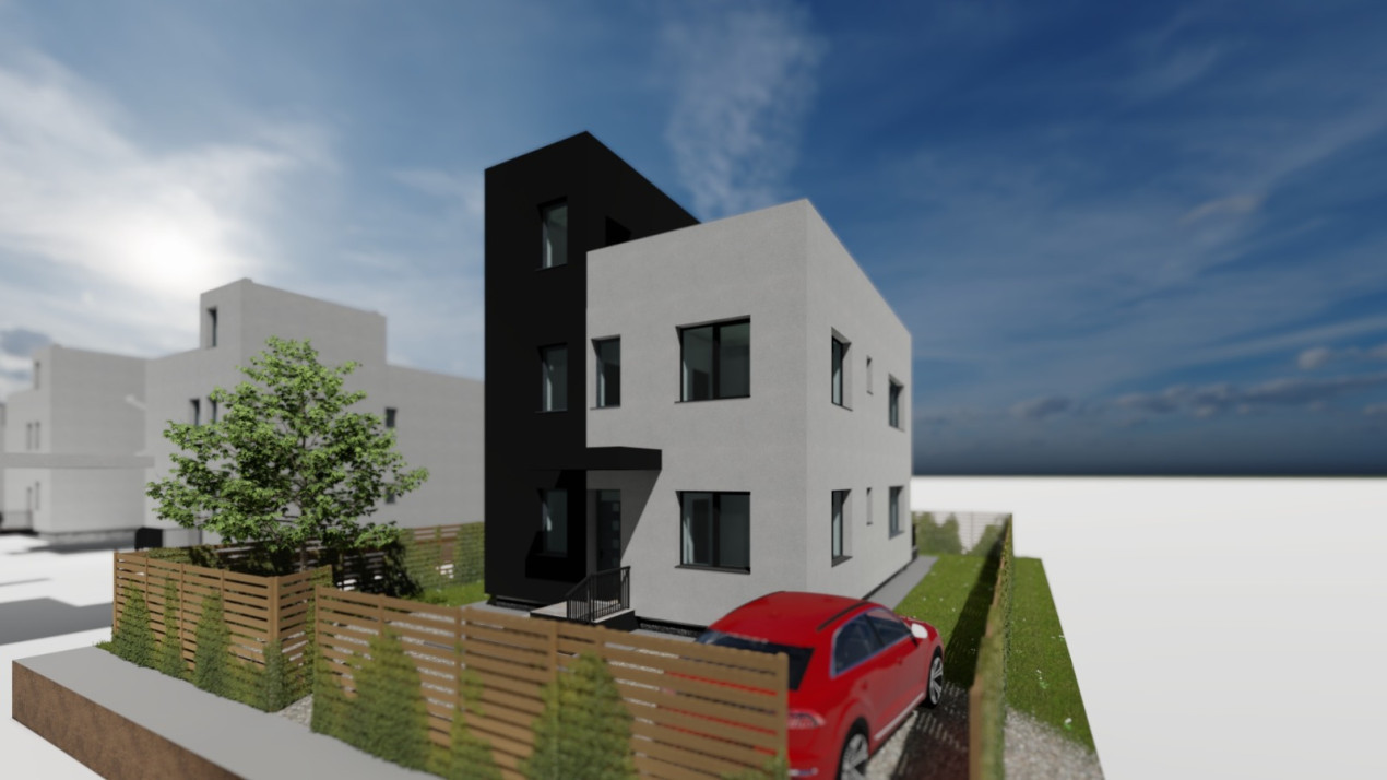 Casa individuala Floresti 132mp utili plus 60mp terasa si 300 mp teren 