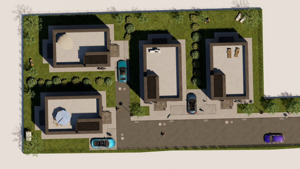 Casa individuala Floresti 132mp utili plus 60mp terasa si 300 mp teren 