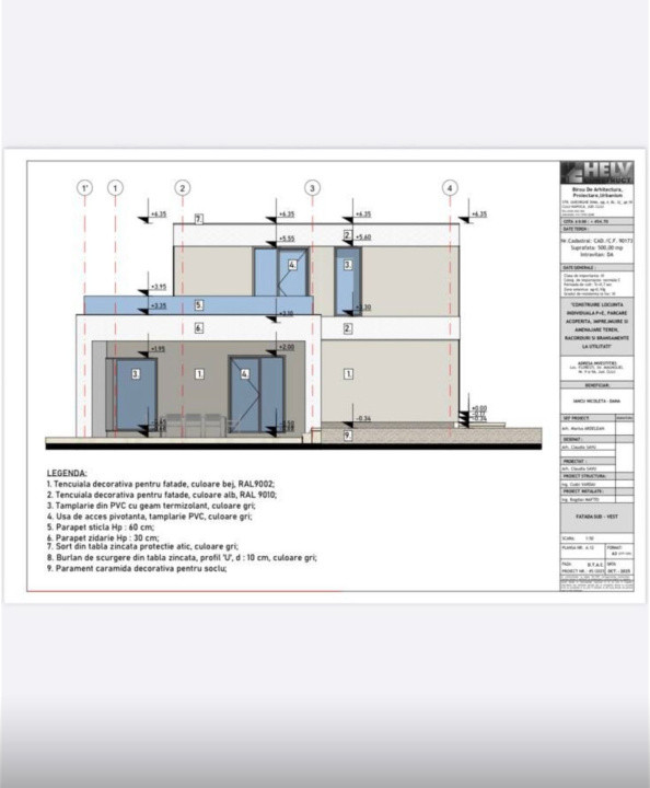 Teren autorizat de vanzare , pentru o Idividuala zona Magnoliei
