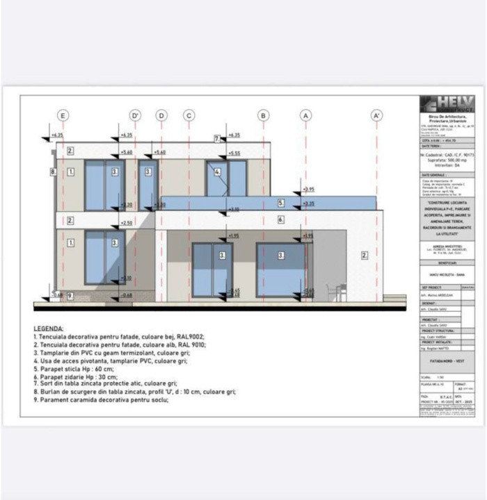 Teren autorizat de vanzare , pentru o Idividuala zona Magnoliei