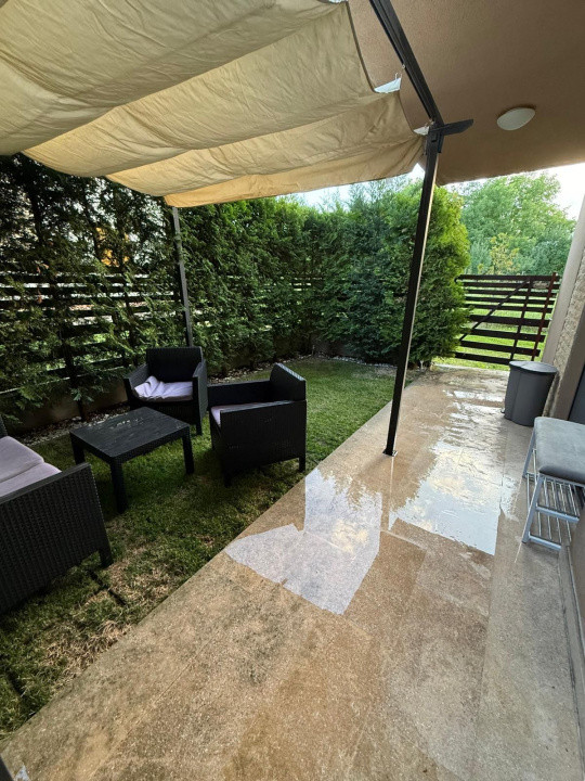 Apartament cu doua camere + gradina, semidecomandat, in Buna Ziua