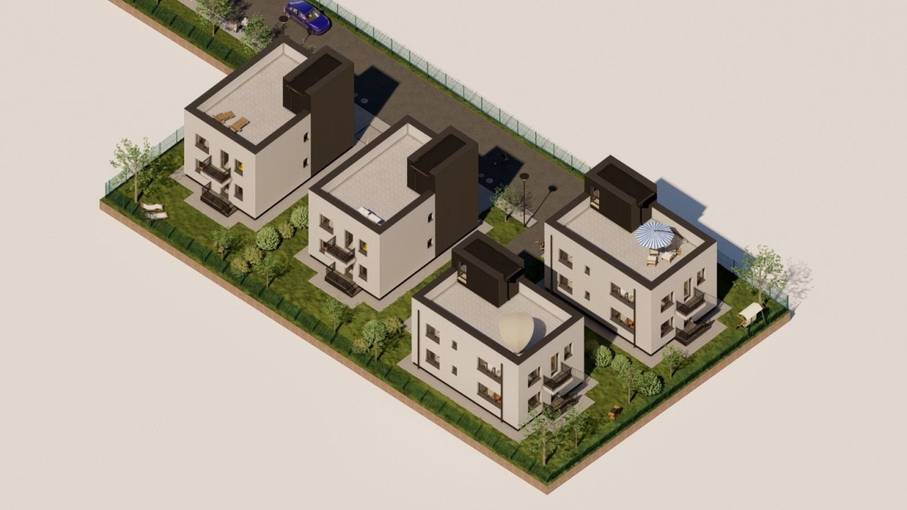 Teren autorizat casa individuala P+1 Floresti IL Milanese