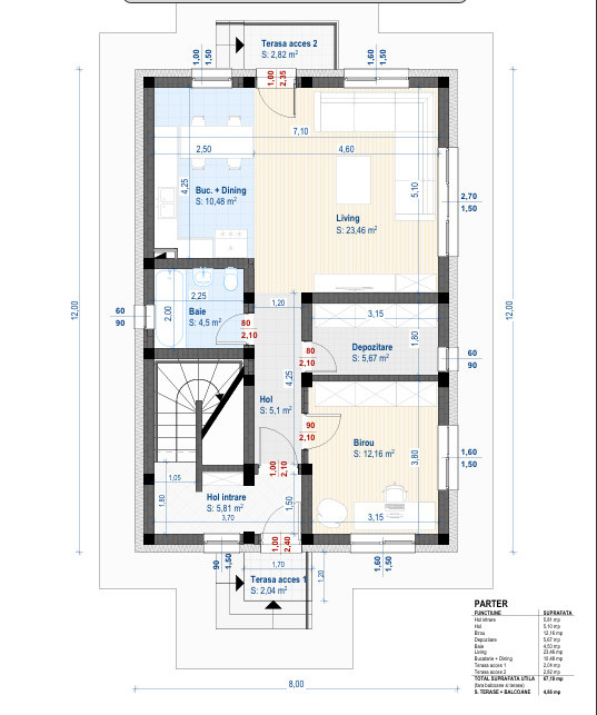 Teren autorizat casa individuala P+1 Floresti IL Milanese