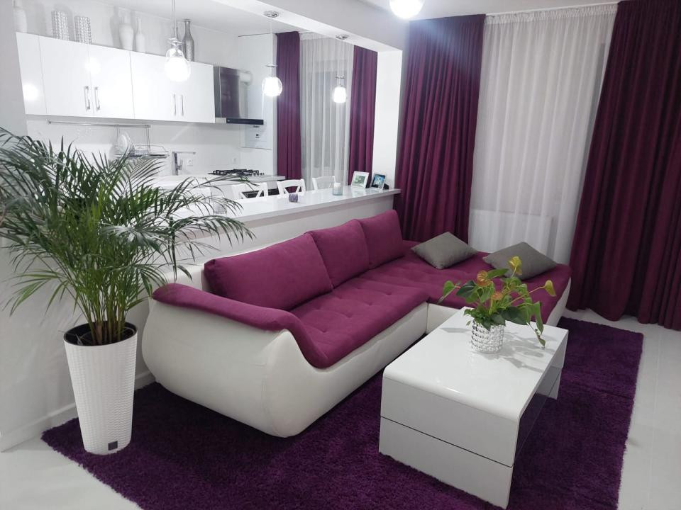 Apartament finisat Lux Floresti 44mp utili plus balcon zona Florilor 