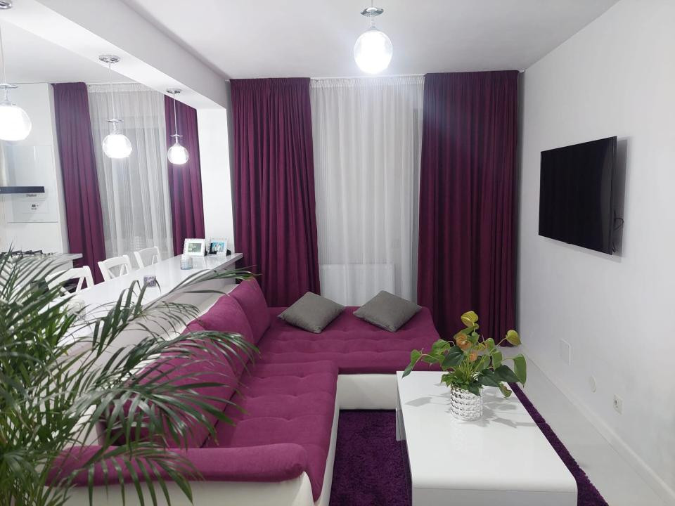Apartament finisat Lux Floresti 44mp utili plus balcon zona Florilor 