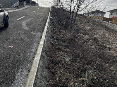 Teren cu proiect de casa Chinteni 519mp front la 2 strazi 