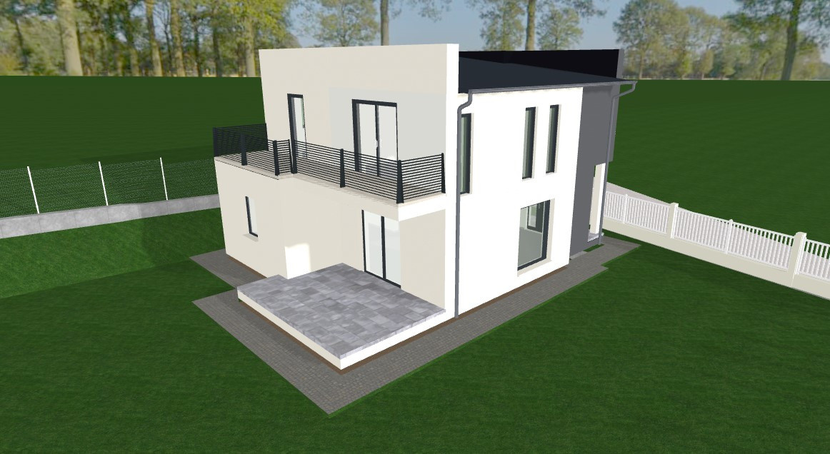 Casa individuala cu 4 camere , 120mp, 700mp teren, zona Mera