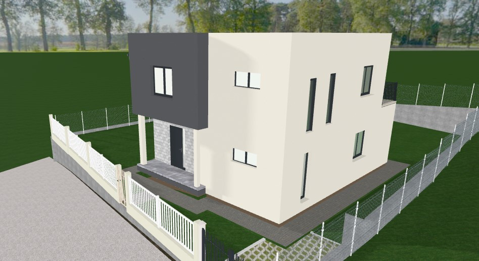 Casa individuala cu 4 camere , 120mp, 700mp teren, zona Mera