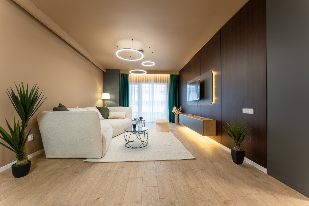 Apartament de 2 camere, 67 mp, Ultramodern, La Cheie, Zona Floresti