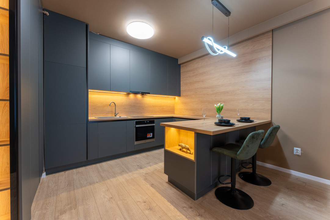 Apartament de 2 camere, 67 mp, Ultramodern, La Cheie, Zona Floresti