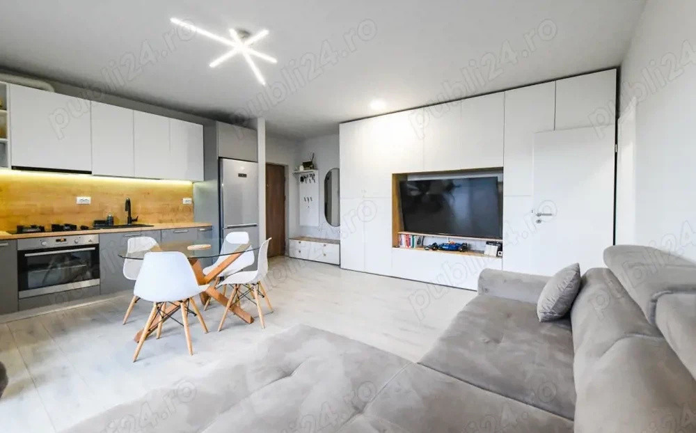 Apartament cu 2 camere, 46 mp, balcon, zona Teilor