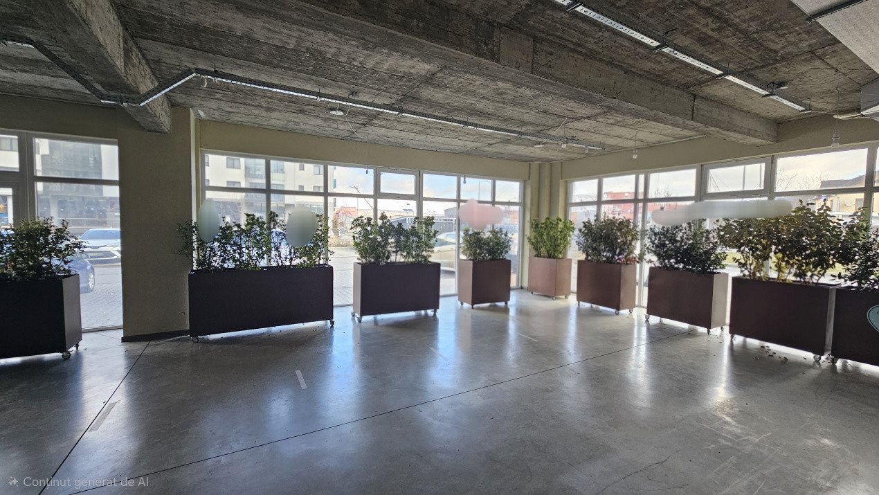 Spatiu comercial de 200mp utili, vitrina pe colt, parcari, Eroilor