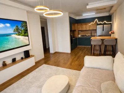 Apartament 2 camere, 54mp, etaj intermediar, terasa, zona Intre Lacuri