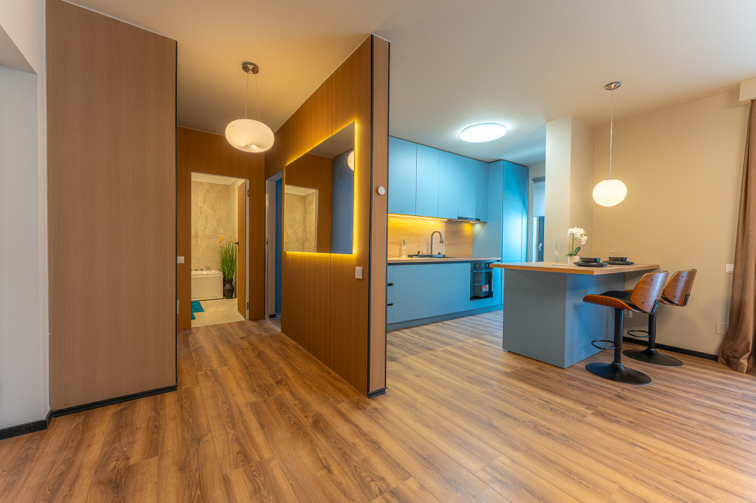 Apartament de 2 camere, Ultramodern, 58 mp, Terasa, Zona Intre Lacuri