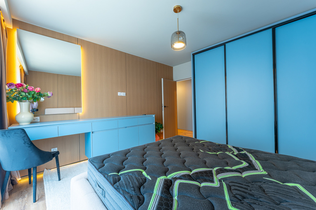 Apartament de 2 camere, Ultramodern, 58 mp, Terasa, Zona Intre Lacuri