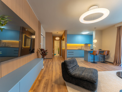 Apartament de 2 camere, Ultramodern, 58 mp, Terasa, Zona Intre Lacuri