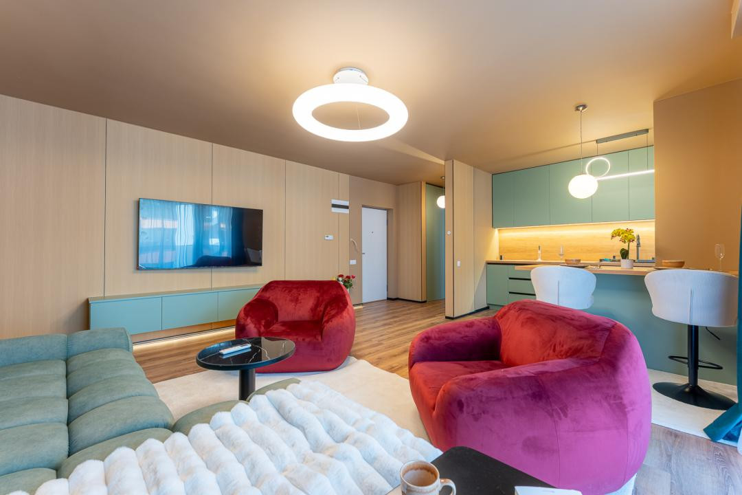 Apartament de 2 camere, Ultramodern, 58 mp, Terasa, Zona Intre Lacuri